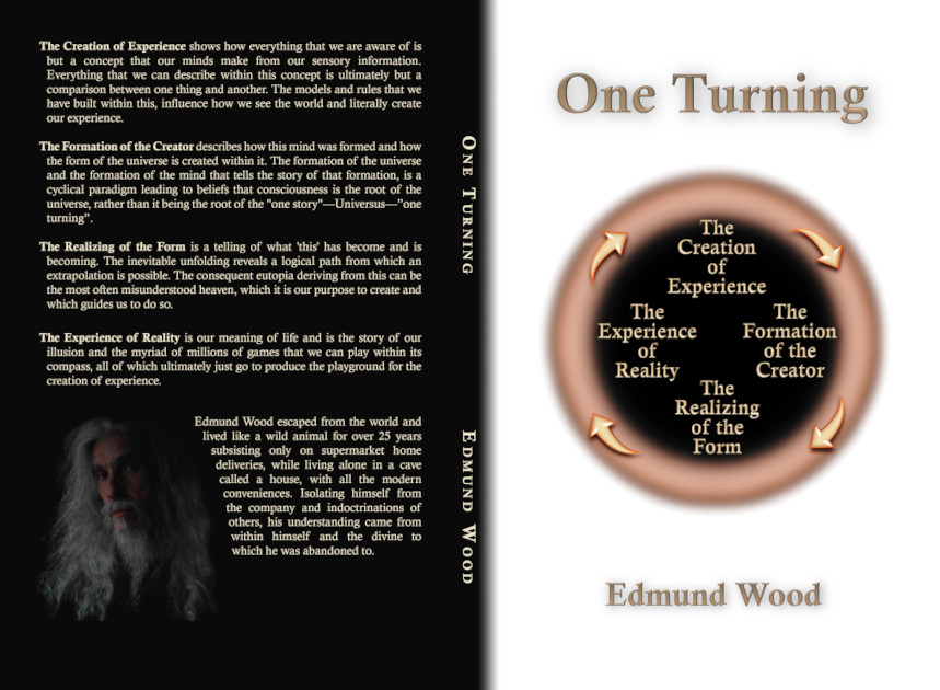 One Turning book cover opened